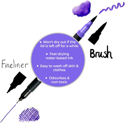 Zieler - Duo Brush+Fineliner (609292256)