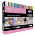 Zieler 12 acrylverfpennen voor rotsschilderen, keramiek, porselein, glas, steen, kiezelsteen, stof, hout en doe-het-zelf mokontwerp, permanente markeerstiften op waterbasis - pastelkleuren (medium