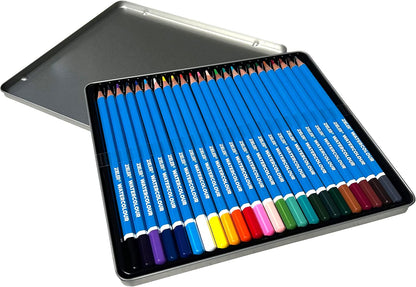 Zieler 24 Artiesten Aquarel Potloden - Gift Tin Set