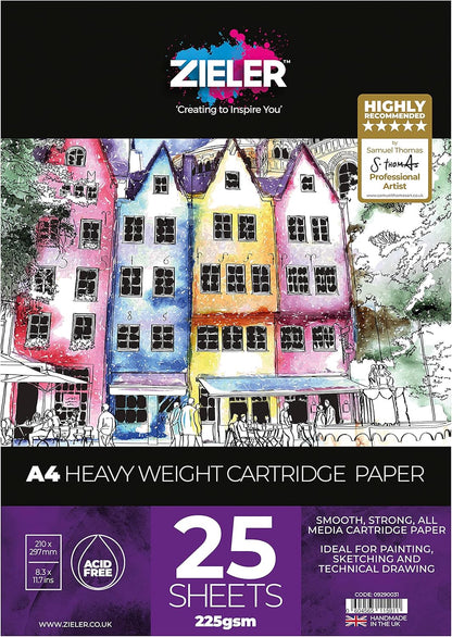Kunstenaars Schetsen & Aquarel Potloden Starter Set - by Zieler®