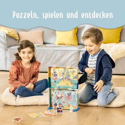 Ravensburger Kinderpuzzle Puzzle&Play 05594 - Safari-Zeit - 2x24 Teile Puzzle für Kinder ab 4 Jahren