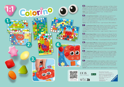 Ravensburger - Colorino Shapes and Colors, Educational Game for Children