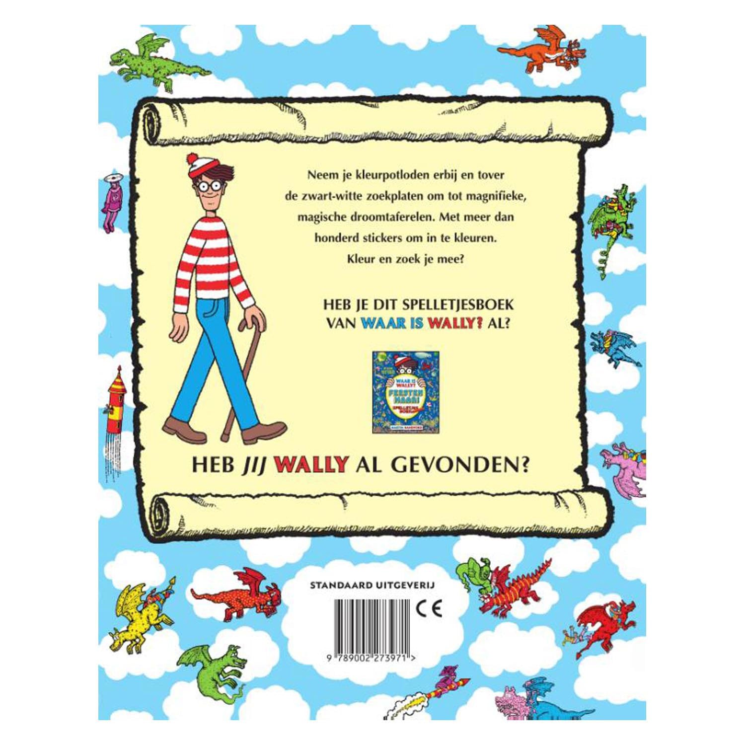 Draken en dromen kleurboek (Waar is Wally, 1