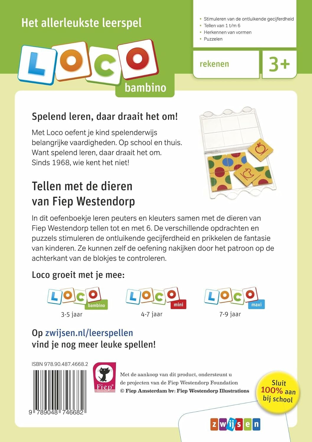 Fiep Westendorp tellen met dieren (Loco Bambino