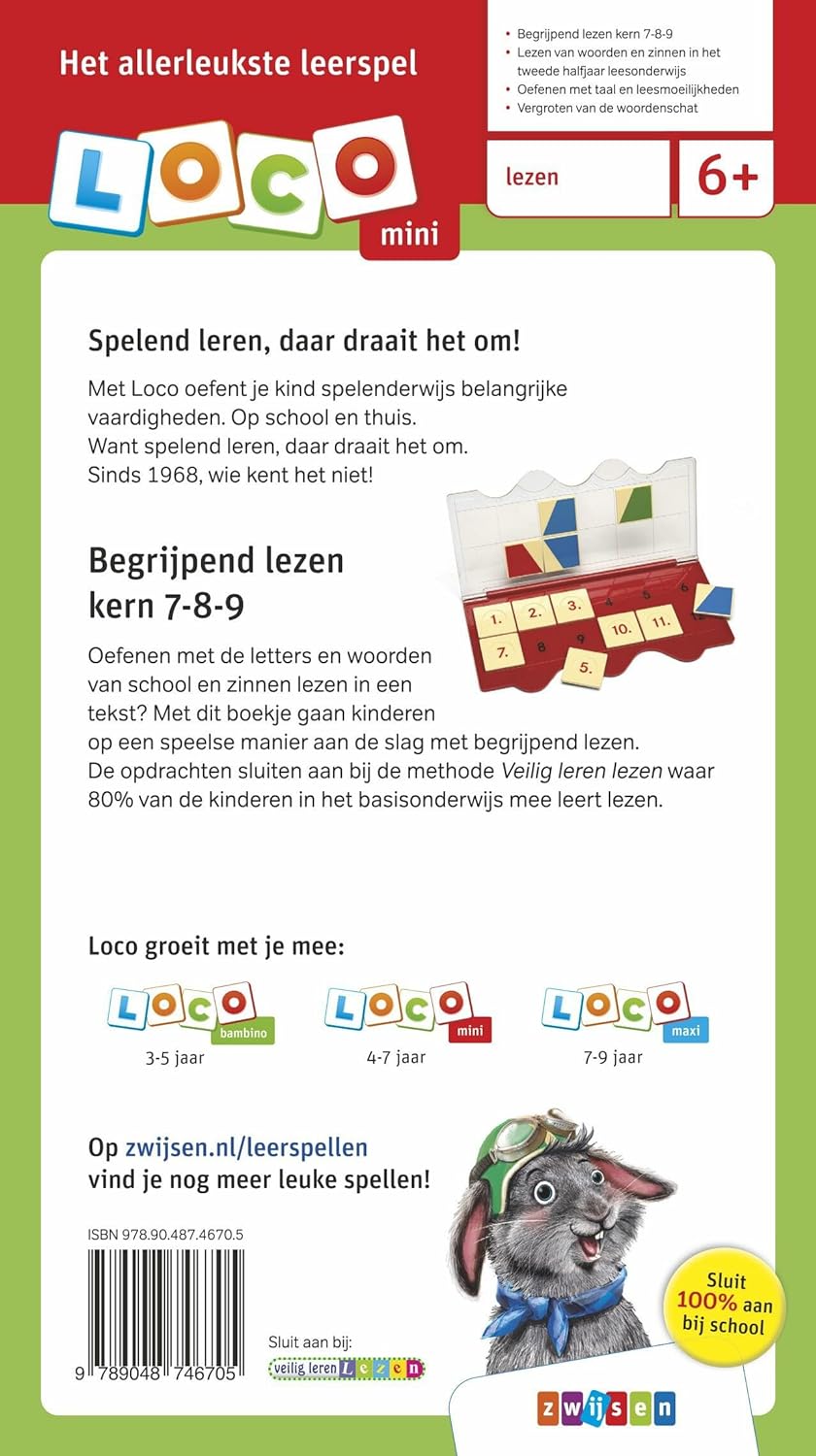 Veilig leren lezen begrijpend lezen kern 7-8-9 (Loco Mini