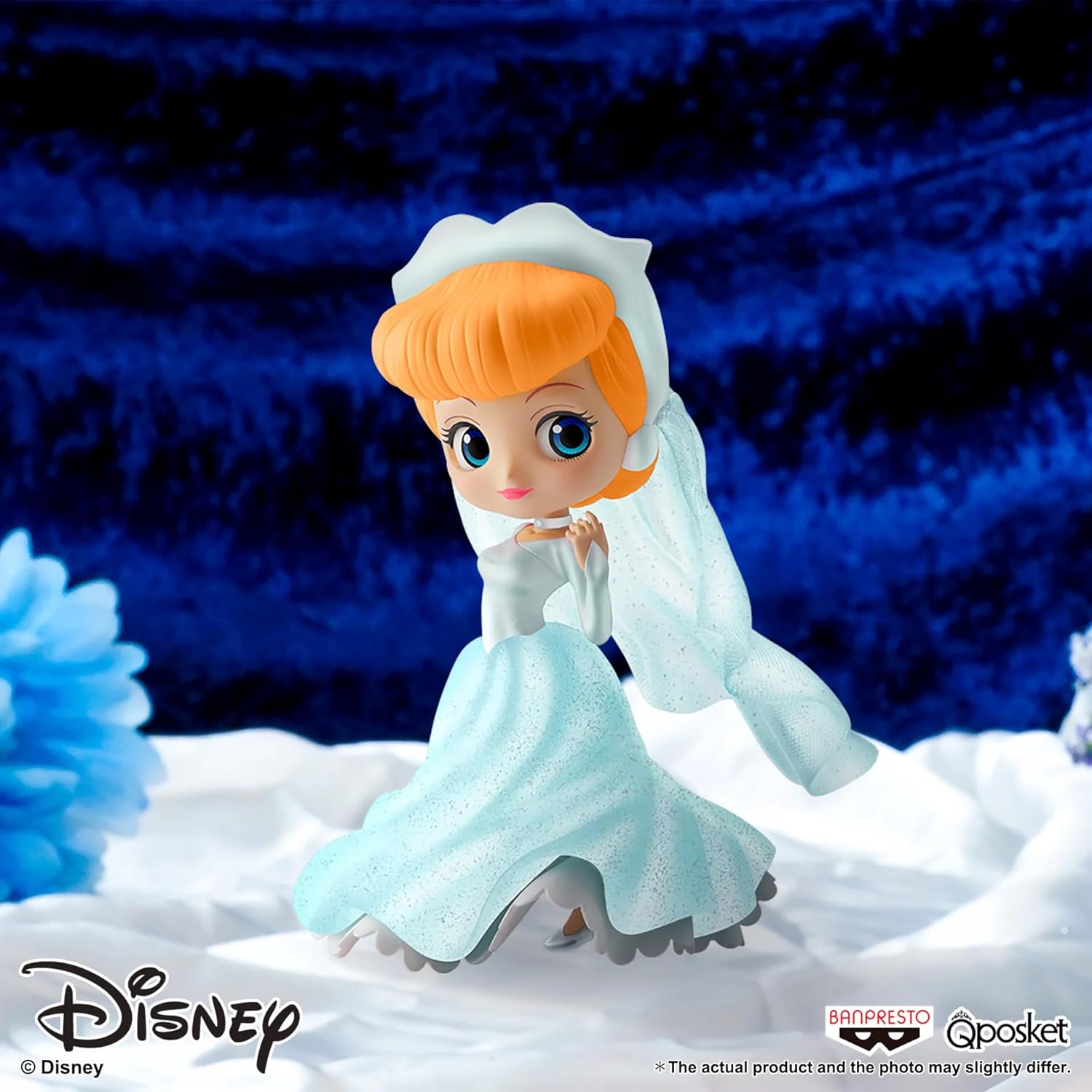 Banpresto - Q Posket Disney - Dreamy Style Glitter Coll. Vol.2 Cinderella Statue Ver. A