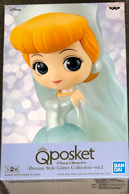 Banpresto - Q Posket Disney - Dreamy Style Glitter Coll. Vol.2 Cinderella Statue Ver. A