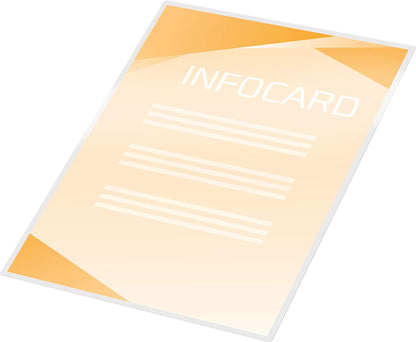 GBC IB581076 A7 2 x 125 Micron Gloss Laminating Pouches, Pack of 100