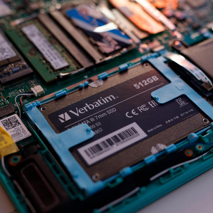 Verbatim Vi550 S3 SSD - internal SSD 512GB - Solid State Drive - 2.5'' SATA III interface - internal SSD drive with 3D NAND technology - high performance SSD 512GB - 560MB/s - black