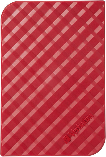Verbatim HDD 2.5 "1TB USB 3.0 SuperSpeed Red, GEN2, Green Button, Store 'n' Go External Hard Drive