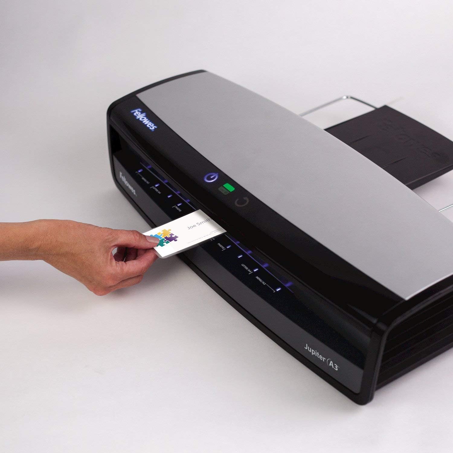 Fellowes Laminating Pouches (60x90mm) - Gloss Finish - 100 Sheets, 250 Micron (2 x 125 Micron) High Quality Finish - Ideal for Photos, ID Cards & Small Documents