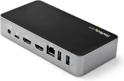 StarTech.com Docking Station USB-C - Replicador de Puertos USB Tipo C de 2 Puertos HDMI para Dos Monitores - Entrega de Alimentación PD de 65W - Hub USB - Ethernet - para Mac y Windows (DK30CHHPDEU