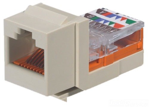 Panduit Nk5e88miwy Category-5e 8-wire Lead-frame Style Jack Module, Blanc cassé, Total