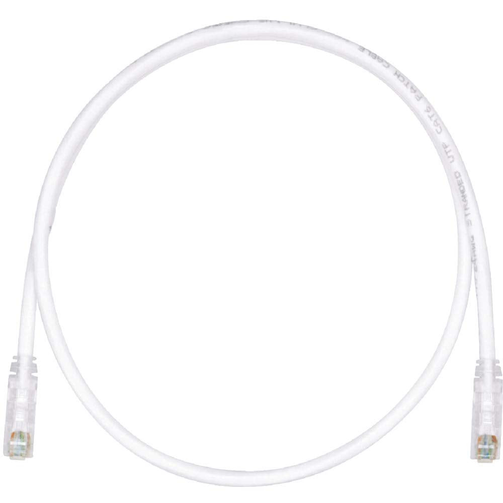 PANDUIT Copper Patch Cord, Category 6, Off White UTP Cable, 1 Meter 1 m White Networking Cable – Networking Cables (Category 6, Off White UTP Cable, 1 Meter, 1 m, White