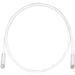 Panduit Copper Patch Cord, Category 6, Off White UTP Cable, 2 Meters - Cable de red (Category 6, Off White UTP Cable, 2 Meters, 2 m, Blanco