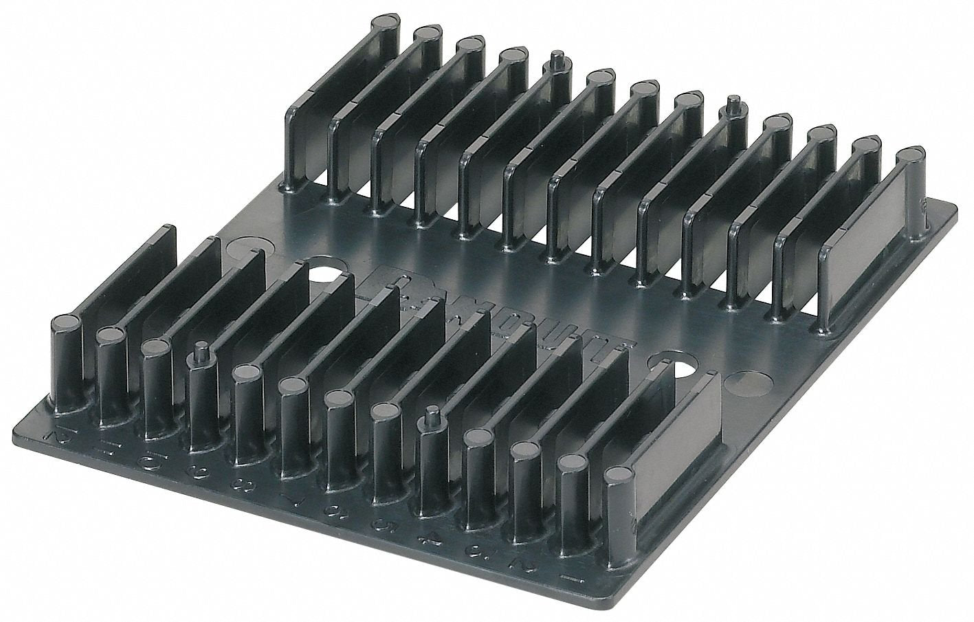 Panduit FSC24 Noir range-câbles et serre-câbles - ranges-câbles et serres-câbles (62,6 g, 79,4 mm, 62,7 mm, 12,7 mm, Noir