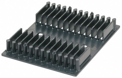 Panduit FSC24 Noir range-câbles et serre-câbles - ranges-câbles et serres-câbles (62,6 g, 79,4 mm, 62,7 mm, 12,7 mm, Noir