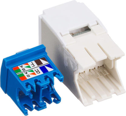 Panduit Cj6 X 88tgwh Category-6 a 8-wire Tg-style Jack Module, Blanc