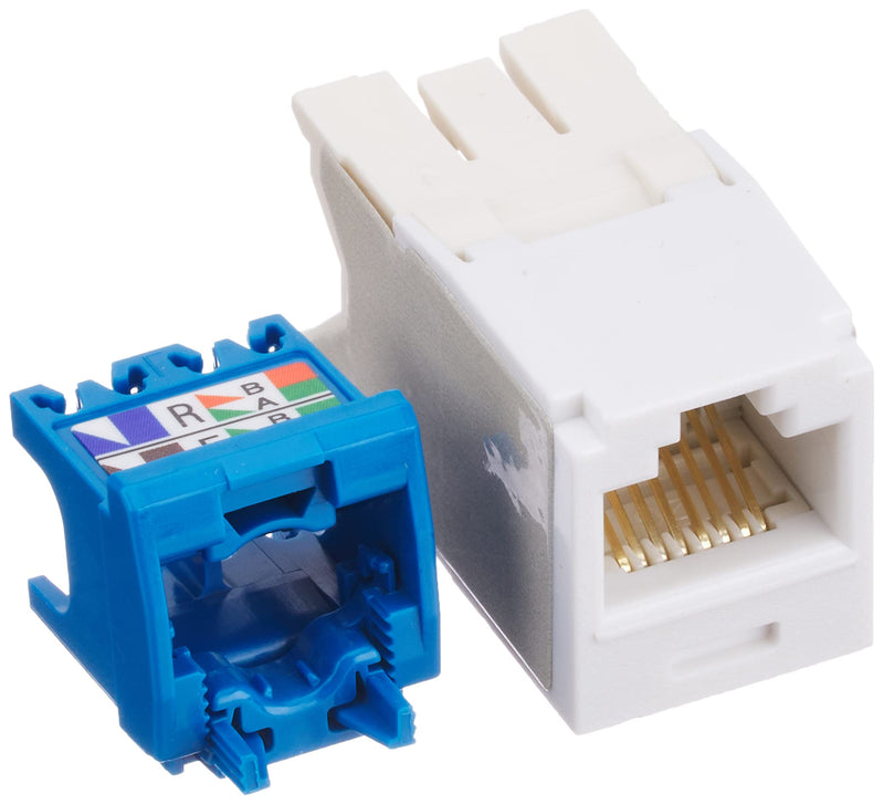 Panduit Cj6 X 88tgwh Category-6 a 8-wire Tg-style Jack Module, Blanc