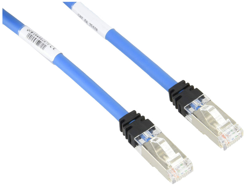 Panduit TX6A, 10Gig, Cat6A, 3m - Cable de Red (10Gig, Cat6A, 3m, 3 m, Cat6a, S/FTP (S-STP), RJ-45, RJ-45, Azul