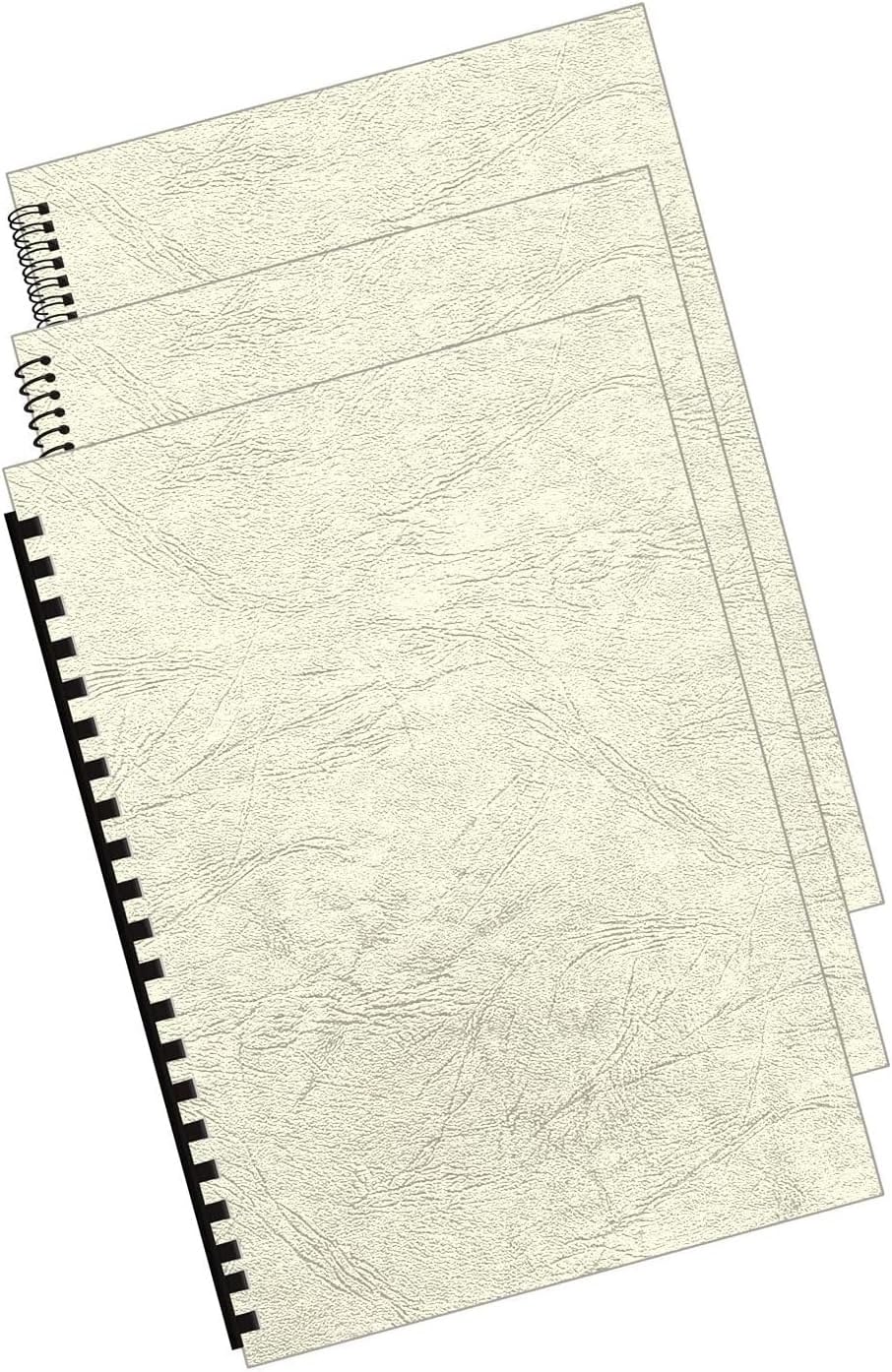 Fellowes Delta Leatherboard A4 Heavyweight Presentation Covers - Ivory (Pack of 100