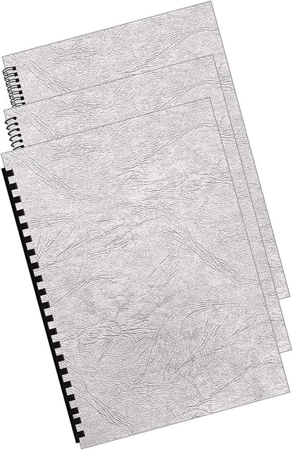 Fellowes Delta Leatherboard A4 Heavyweight Presentation Covers - Ivory (Pack of 100