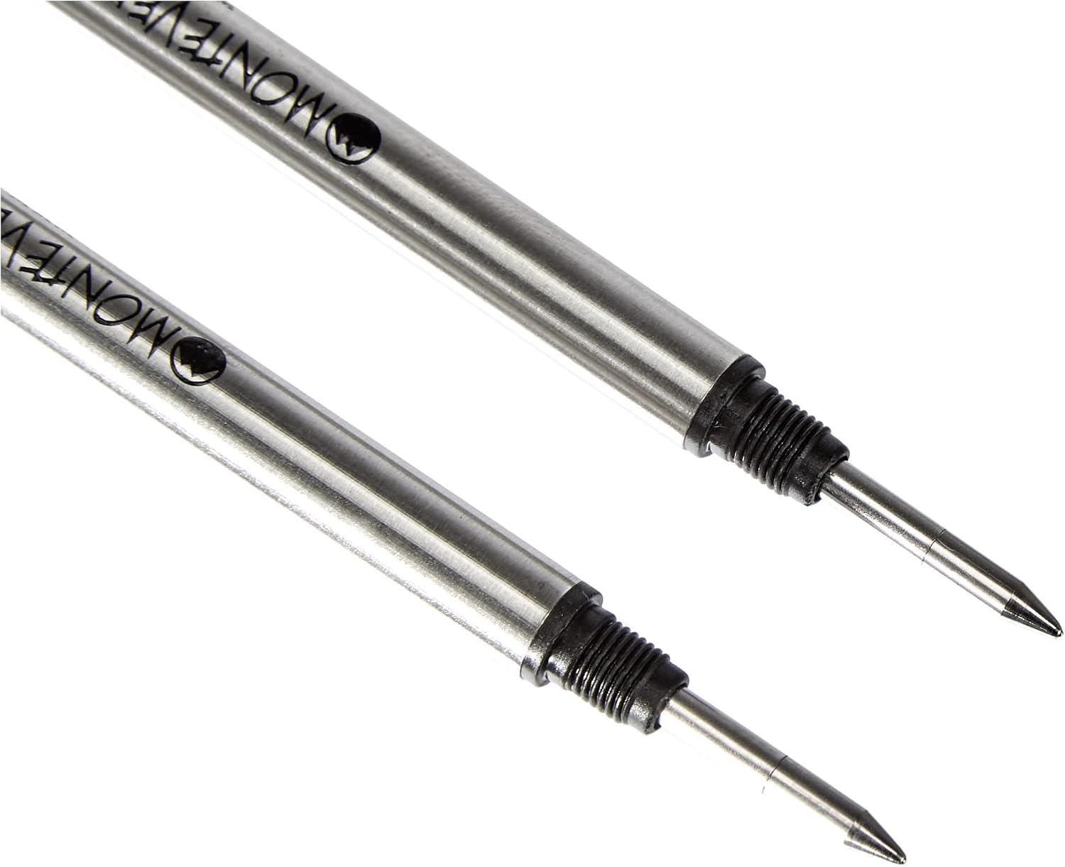 Monteverde USA Rollerball Refill to Fit Montblanc Rollerball Pens - Fine Point, Black (2 Pack) (M222BK