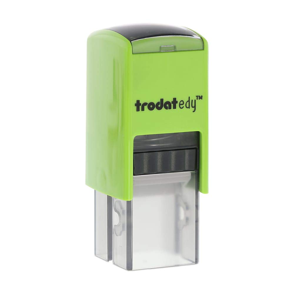 Trodat Printy 4922 -Self Inking Stamp - Customizable Stamp - for Loyalty Card 20 x 20 mm (Noir - Black