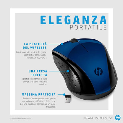 HP Wireless Mouse 220 Blue