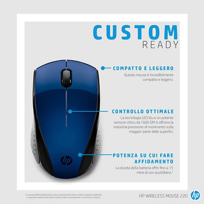 HP Wireless Mouse 220 Blue