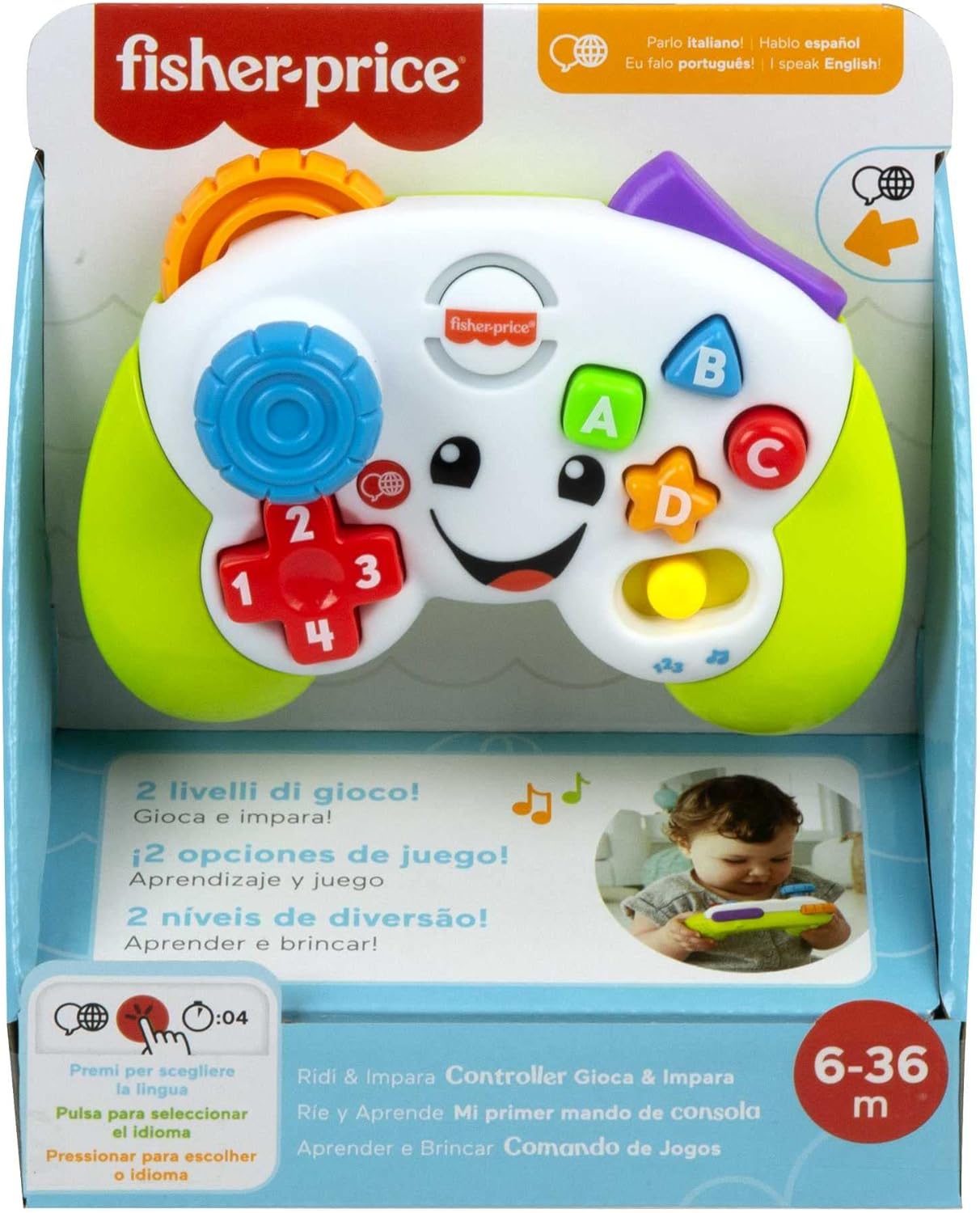 Fisher-Price Controller, Version: English, UK; Italian; Portuguese; Spanish, Castilian, HHX11