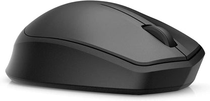 HP 280 Silent PC Wireless Mouse, HP Blue Optical Technology, 1600 DPI to track precisely on any surface90% noise reduction, Comfortable & Ergonomic Design, USB A Dongle Included, Black