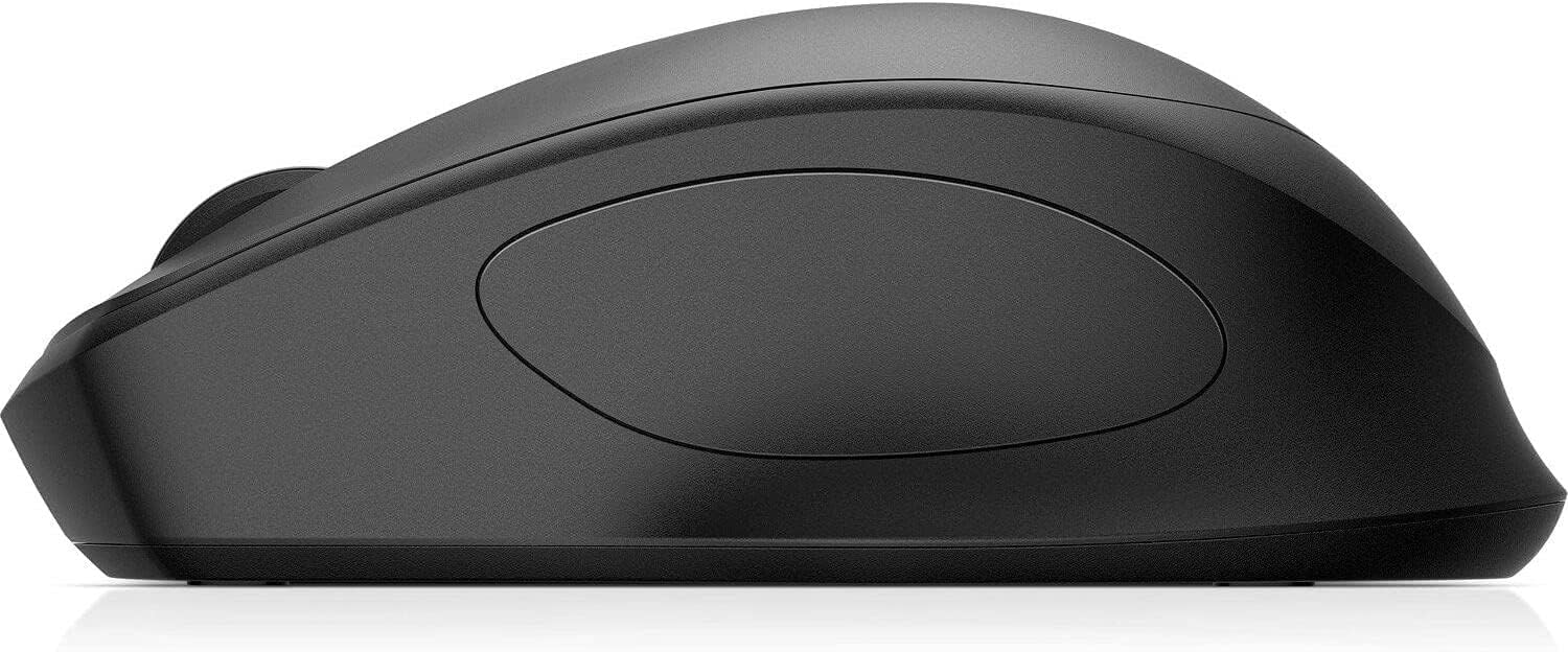 HP 280 Silent PC Wireless Mouse, HP Blue Optical Technology, 1600 DPI to track precisely on any surface90% noise reduction, Comfortable & Ergonomic Design, USB A Dongle Included, Black