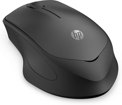HP 280 Silent PC Wireless Mouse, HP Blue Optical Technology, 1600 DPI to track precisely on any surface90% noise reduction, Comfortable & Ergonomic Design, USB A Dongle Included, Black
