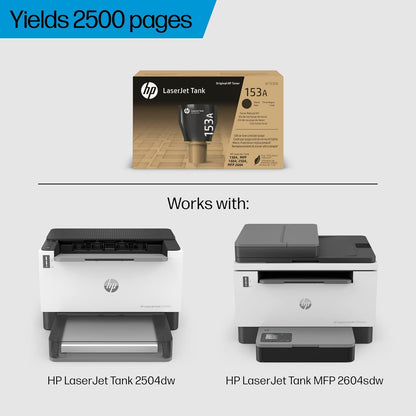 HP Original 153A Black Laserjet Tank Toner Refill Kit