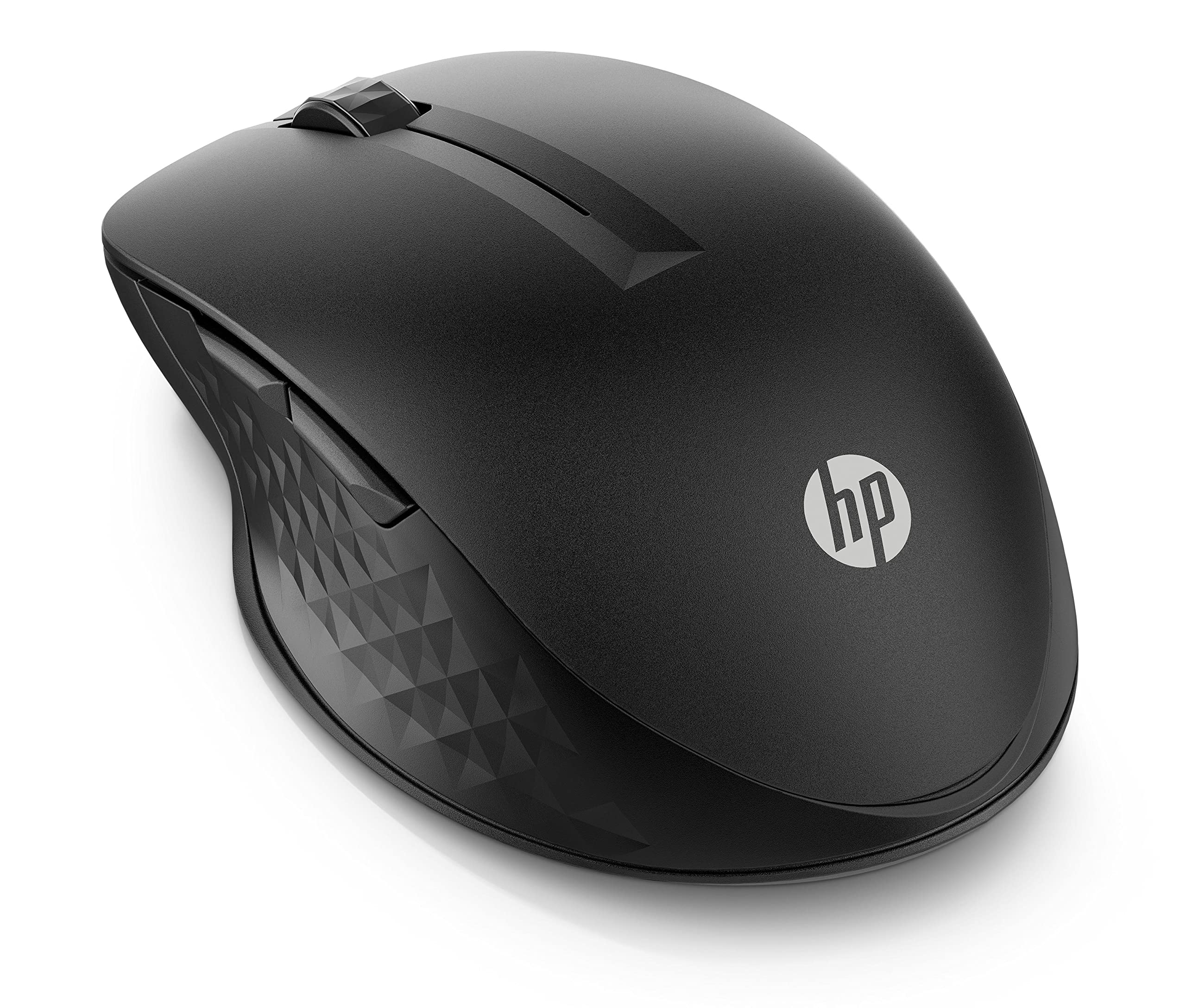 HP 430 wireless mouse | 2.4 GHz wireless connection & Bluetooth 5.2 | USB dongle | 4,000 dpi | 4 buttons | for up to 2 devices | black | incl. 1 x AA battery | lifetime up to 24 months