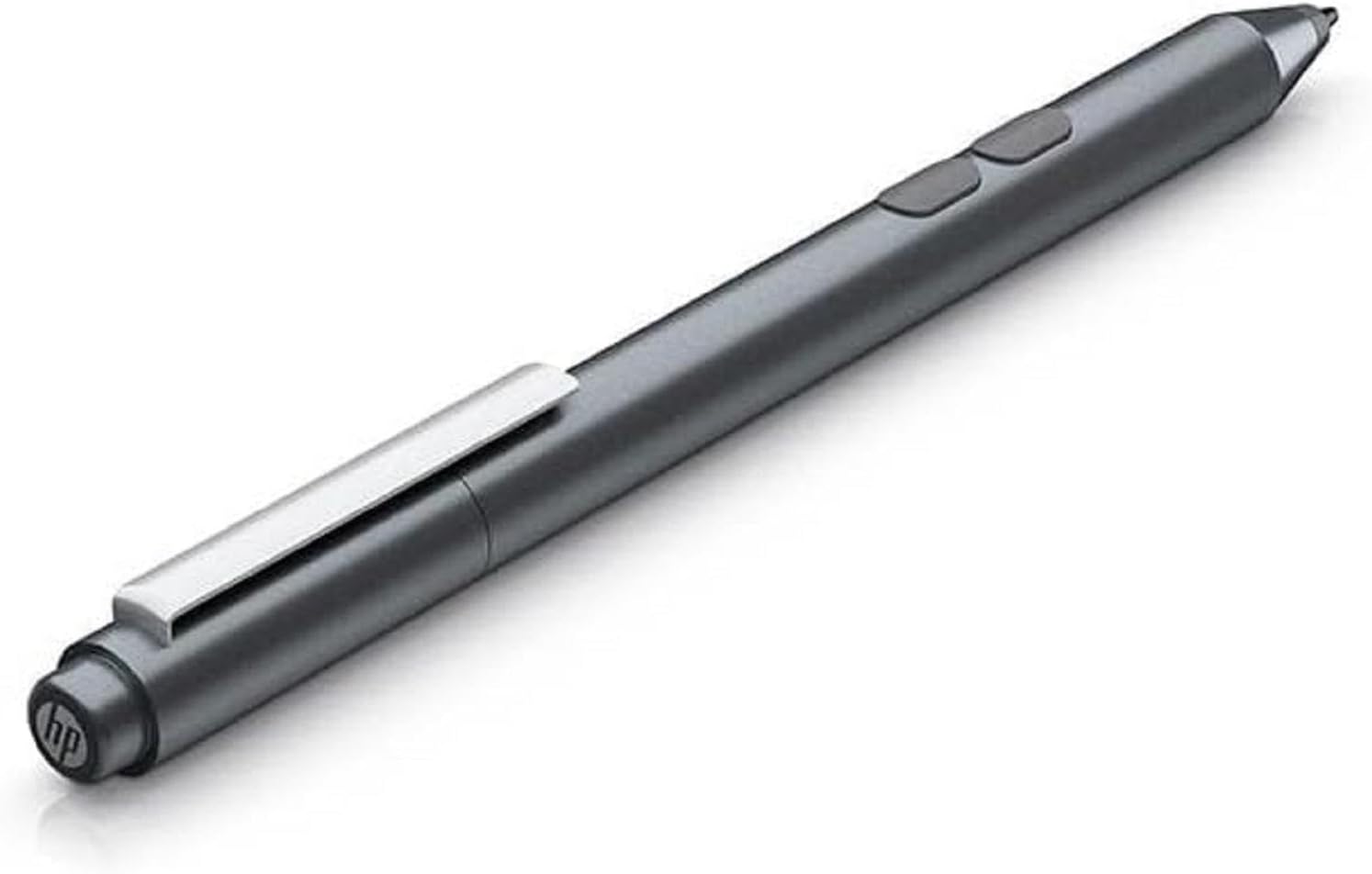 HP MPP 1.51 Stylus Pen for PC and Tablet, Custom Buttons, 1 interchangeable tip, Silver
