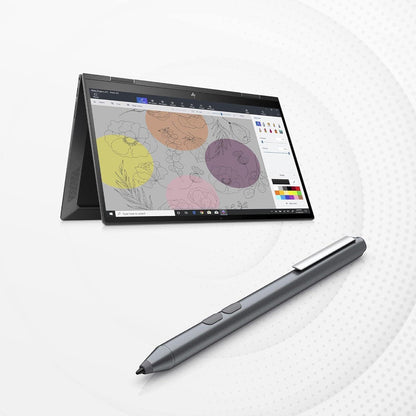 HP MPP 1.51 Stylus Pen for PC and Tablet, Custom Buttons, 1 interchangeable tip, Silver