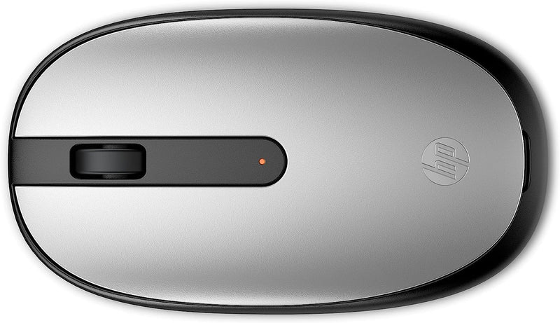 HP 240 Bluetooth Mouse, Silver, Bluetooth 5.1, Wireless, Precise Sensor, 1600 DPI Optical Mouse Sensor, Lightweight & Easy to Connect, AES technology
