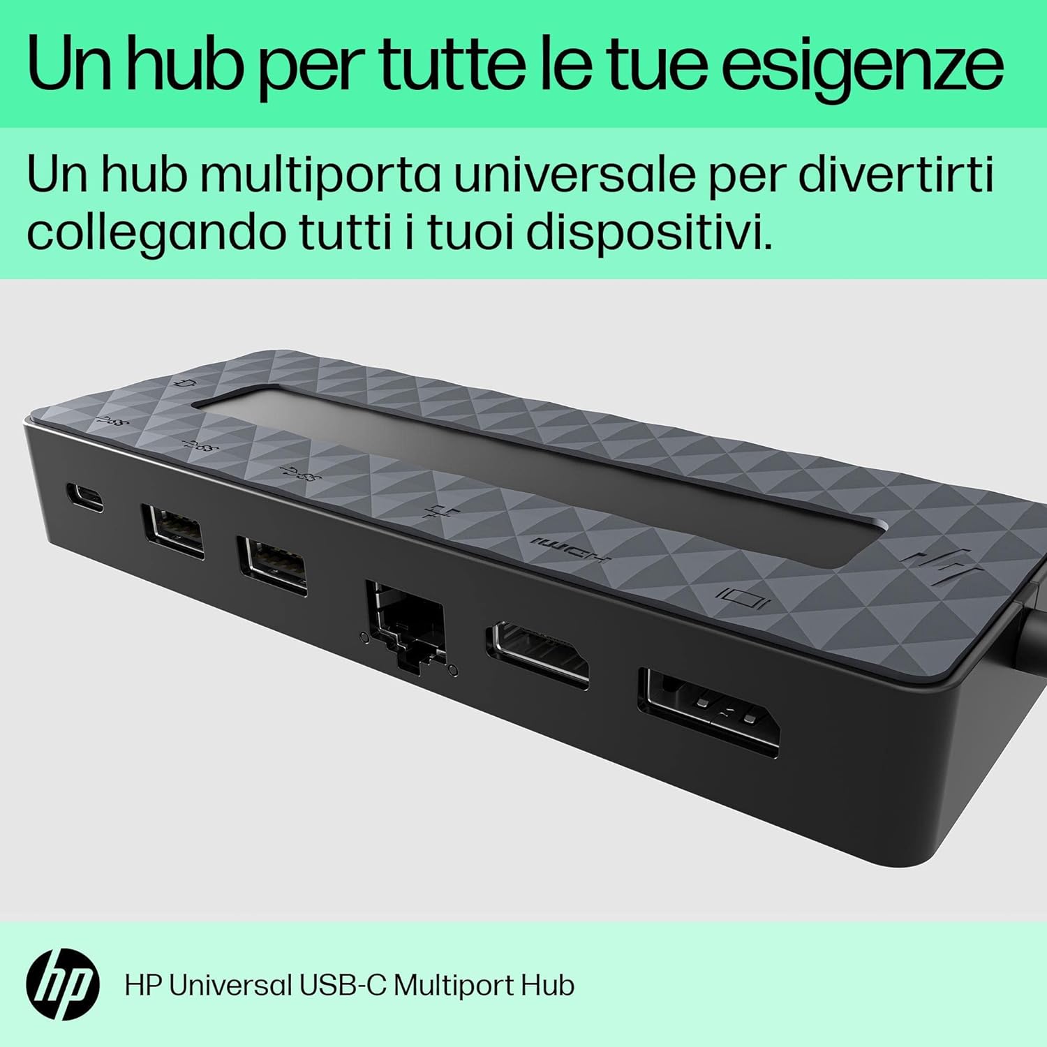 HP Interface Hub USB 3.2 Gen 1 (3.1 Gen 1) Type-C Black