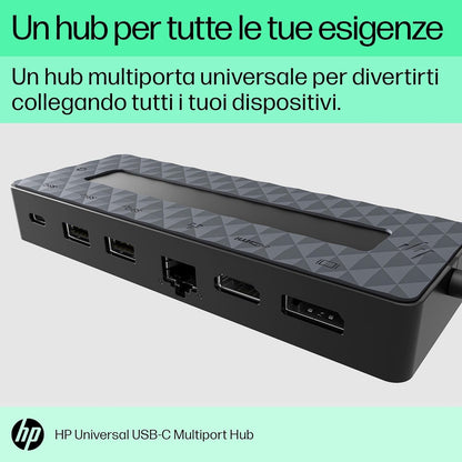 HP Interface Hub USB 3.2 Gen 1 (3.1 Gen 1) Type-C Black