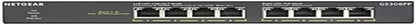 NETGEAR Switch de red PoE no gestionado de 8 puertos GS308PP - Switch Gigabit Ethernet con 8x PoE+ consumo 83W, montaje en sobremesa o pared