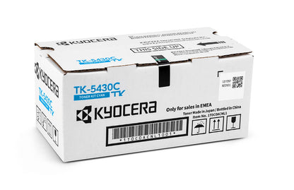 Kyocera TK-5430C Cyan Original Toner Cartridge Compatible with PA2100cx, PA2100cwx, MA2100cfx and MA2100cwfx