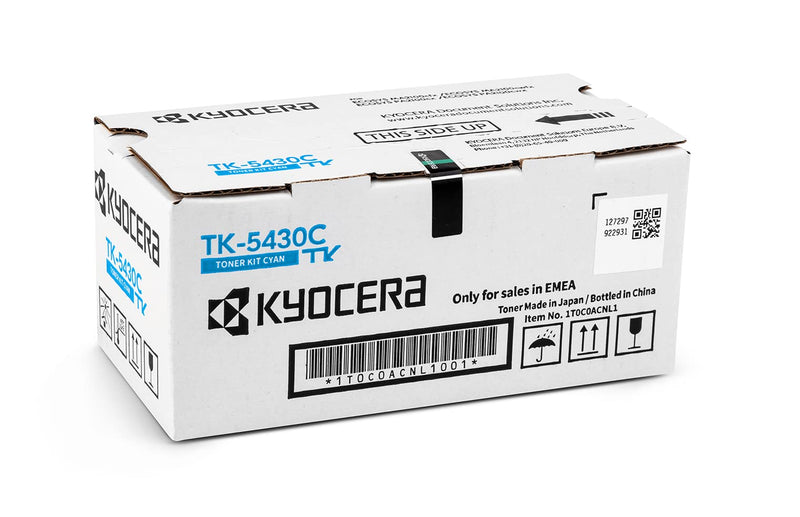 Kyocera TK-5430C Cyan Original Toner Cartridge Compatible with PA2100cx, PA2100cwx, MA2100cfx and MA2100cwfx
