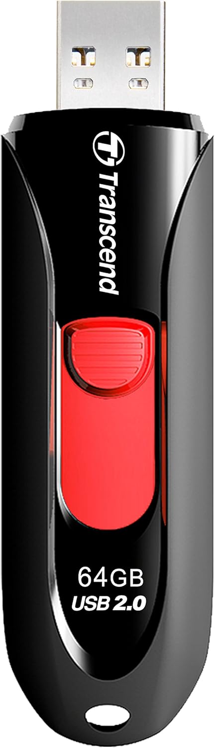 Transcend JetFlash 590 64GB Flash Drive with USB2.0 connector