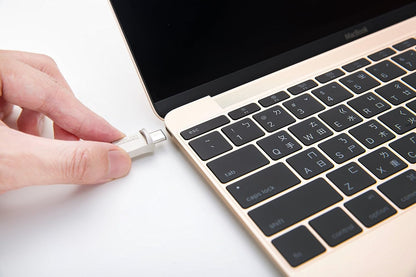 Transcend 32GB JetFlash 890 USB Type-C to USB 3.1 Gen 1 Dual Connector Up to 130MB/s OTG (On-The-Go) Flash Drive (USB Stick) for Android TS32GJF890S 64 GB