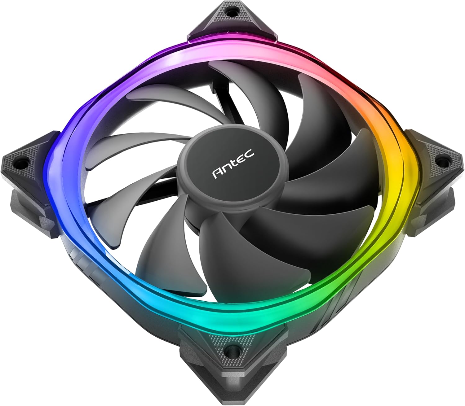 Antec Fusion 12cm PWM ARGB Case Fan, Hydraulic Bearing, 16 LEDs, Anti-Vibration, Up to 2000 RPM