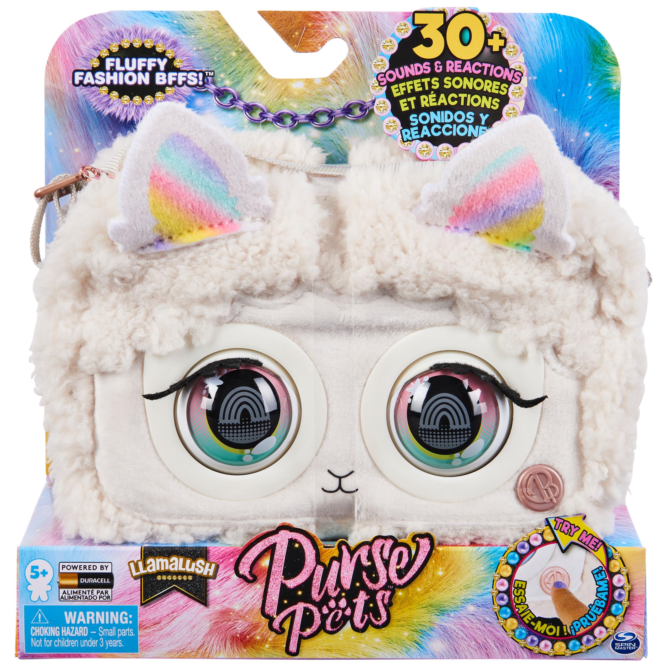 Purse Pets - Fluffy Fashion BFF's Llamalush Handbag - 15 CM Llamalush Single