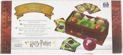 Harry Potter Catch The Golden Snitch, A Quidditch Board Game for Witches, Wizards and Muggles, Family Game for Aged 8 and Up