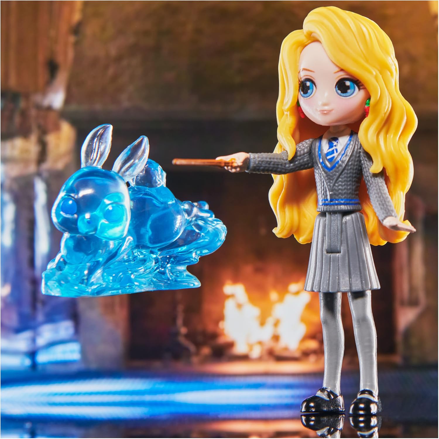 Wizarding World Harry Potter, Magical Minis Luna Lovegood and Cho Chang Patronus Friendship Set, Easter Basket Gifts, Kids Toys for Ages 5 and up Luna & Cho